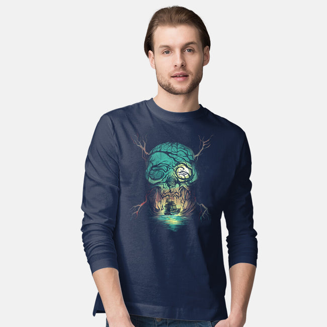 Spooky Ship-Mens-Long Sleeved-Tee-zascanauta