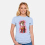 Look My Tattoo-Womens-Fitted-Tee-nickzzarto