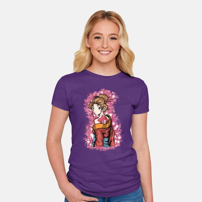 Look My Tattoo-Womens-Fitted-Tee-nickzzarto