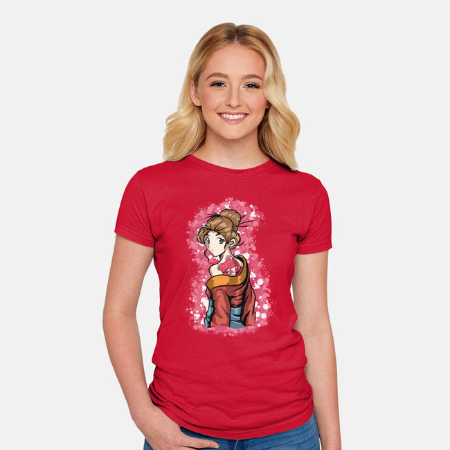 Look My Tattoo-Womens-Fitted-Tee-nickzzarto