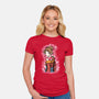 Look My Tattoo-Womens-Fitted-Tee-nickzzarto