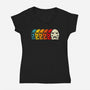 Vintage Doctor-Womens-V-Neck-Tee-rocketman_art