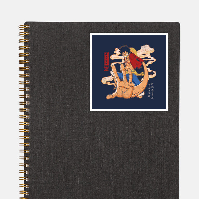 The Strawhat Captain-None-Glossy-Sticker-grevalra
