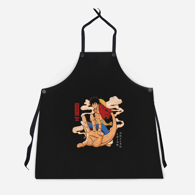 The Strawhat Captain-Unisex-Kitchen-Apron-grevalra