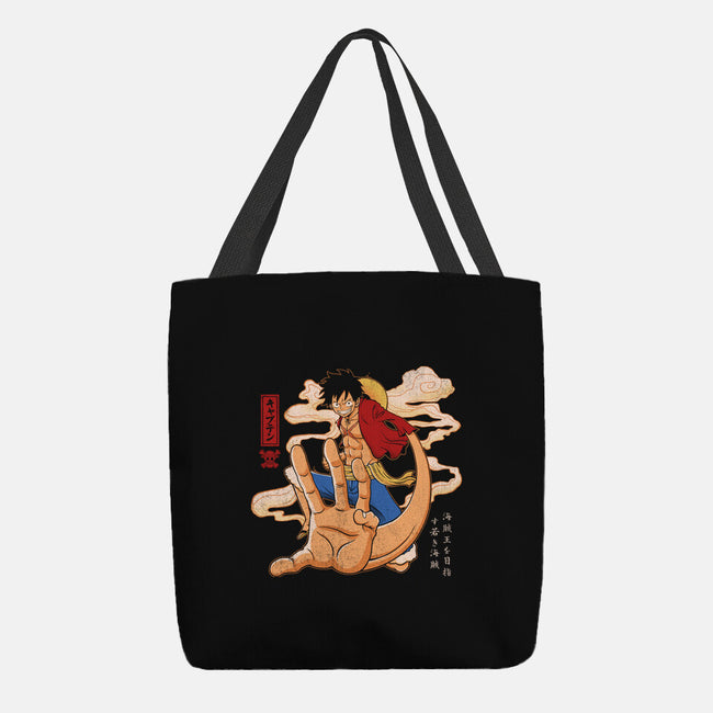 The Strawhat Captain-None-Basic Tote-Bag-grevalra