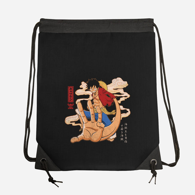 The Strawhat Captain-None-Drawstring-Bag-grevalra