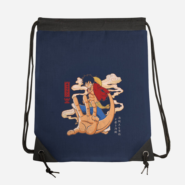 The Strawhat Captain-None-Drawstring-Bag-grevalra