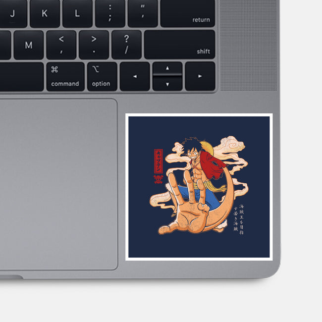 The Strawhat Captain-None-Glossy-Sticker-grevalra