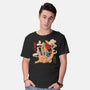 The Strawhat Captain-Mens-Basic-Tee-grevalra