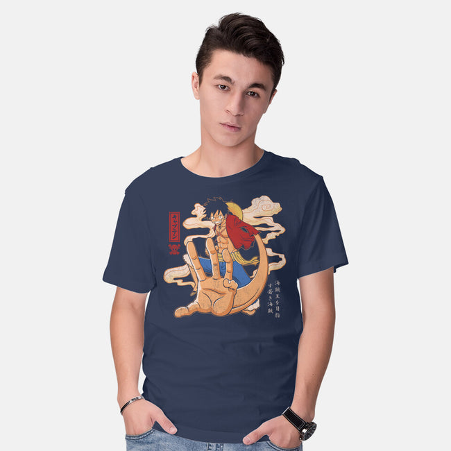 The Strawhat Captain-Mens-Basic-Tee-grevalra