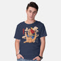 The Strawhat Captain-Mens-Basic-Tee-grevalra