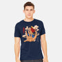 The Strawhat Captain-Mens-Heavyweight-Tee-grevalra