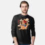 The Strawhat Captain-Mens-Long Sleeved-Tee-grevalra