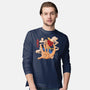 The Strawhat Captain-Mens-Long Sleeved-Tee-grevalra