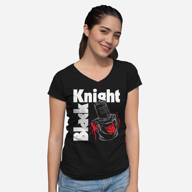 Knightblind-Womens-V-Neck-Tee-arace