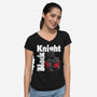 Knightblind-Womens-V-Neck-Tee-arace