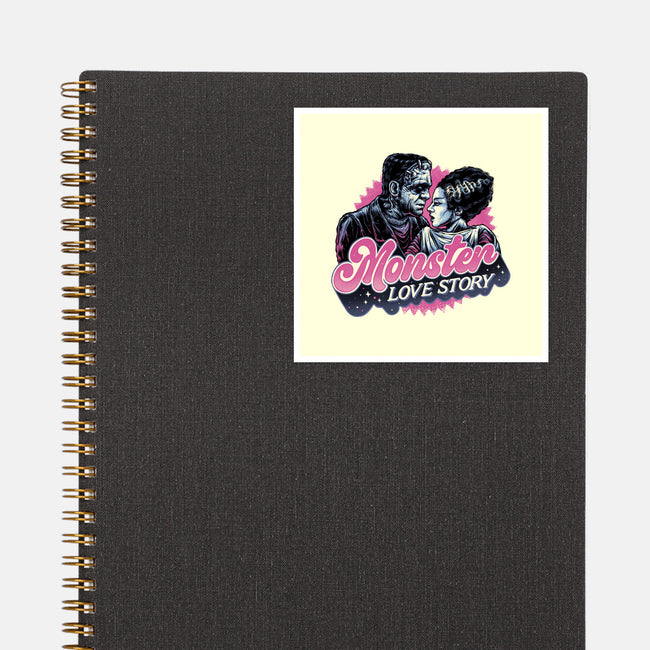 Monster Love Story-None-Glossy-Sticker-glitchygorilla