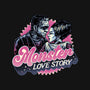 Monster Love Story-None-Stretched-Canvas-glitchygorilla