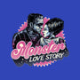 Monster Love Story-Mens-Basic-Tee-glitchygorilla