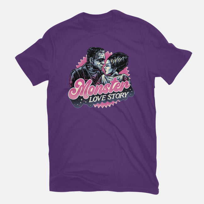 Monster Love Story-Mens-Premium-Tee-glitchygorilla