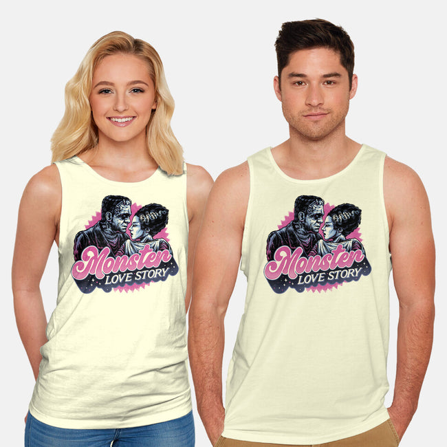 Monster Love Story-Unisex-Basic-Tank-glitchygorilla