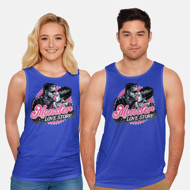 Monster Love Story-Unisex-Basic-Tank-glitchygorilla