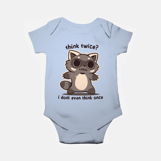 Think Twice-Baby-Basic-Onesie-TechraNova