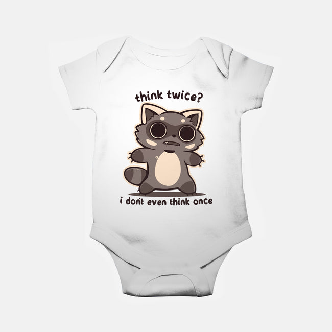 Think Twice-Baby-Basic-Onesie-TechraNova