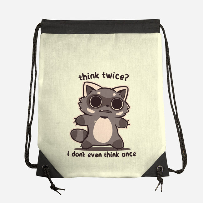 Think Twice-None-Drawstring-Bag-TechraNova