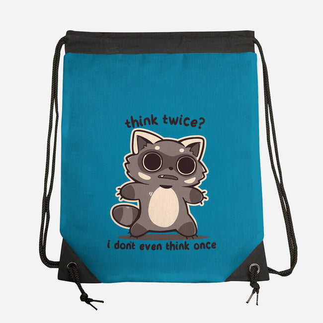 Think Twice-None-Drawstring-Bag-TechraNova
