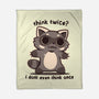 Think Twice-None-Fleece-Blanket-TechraNova