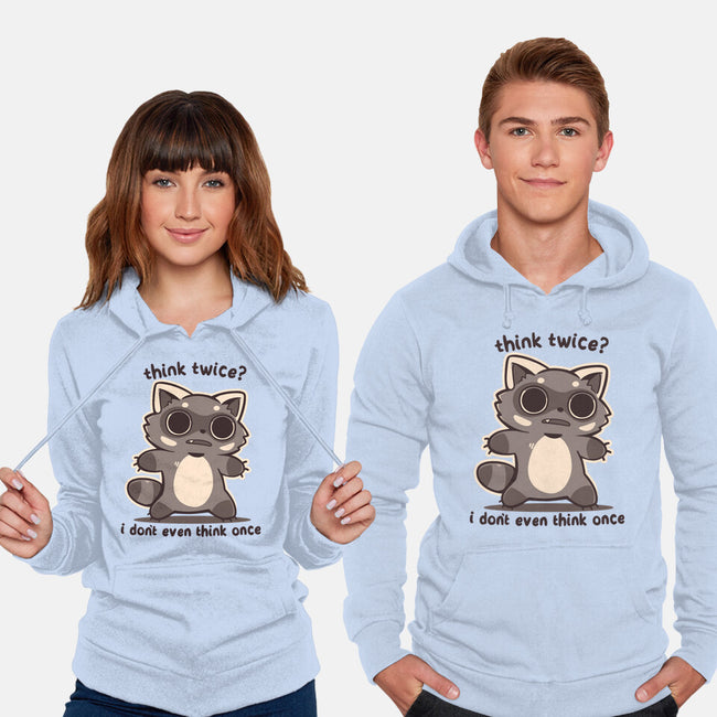 Think Twice-Unisex-Pullover-Sweatshirt-TechraNova