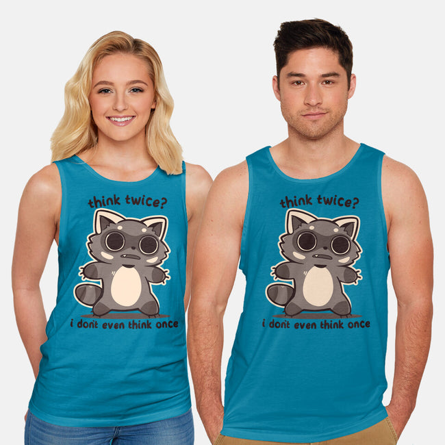 Think Twice-Unisex-Basic-Tank-TechraNova