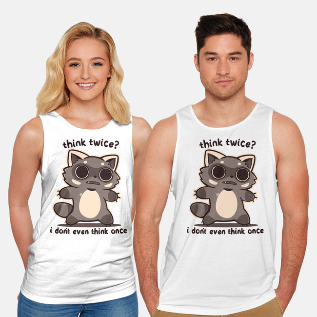 Think Twice-Unisex-Basic-Tank-TechraNova