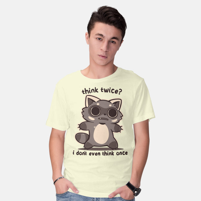 Think Twice-Mens-Basic-Tee-TechraNova
