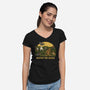 They Were Here First-Womens-V-Neck-Tee-kg07