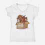 Adopt A Cryptid-Womens-V-Neck-Tee-kg07