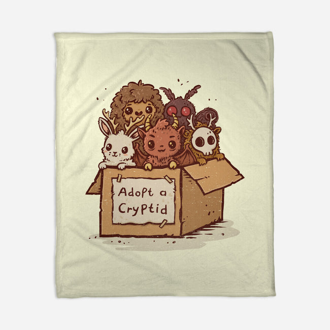 Adopt A Cryptid-None-Fleece-Blanket-kg07