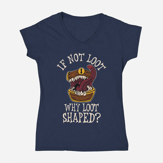 Are You Loot-Womens-V-Neck-Tee-SeamusAran