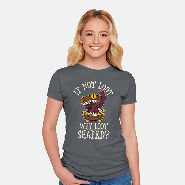 Are You Loot-Womens-Fitted-Tee-SeamusAran