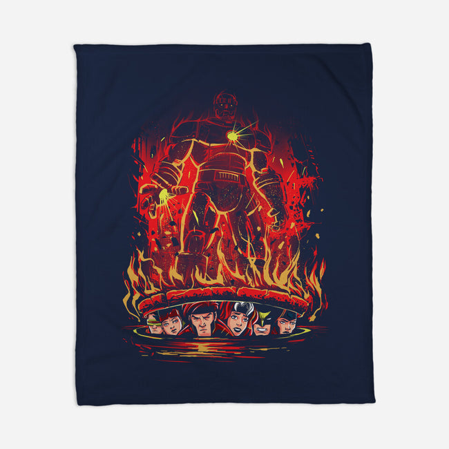Under The Sentinel-None-Fleece-Blanket-zascanauta