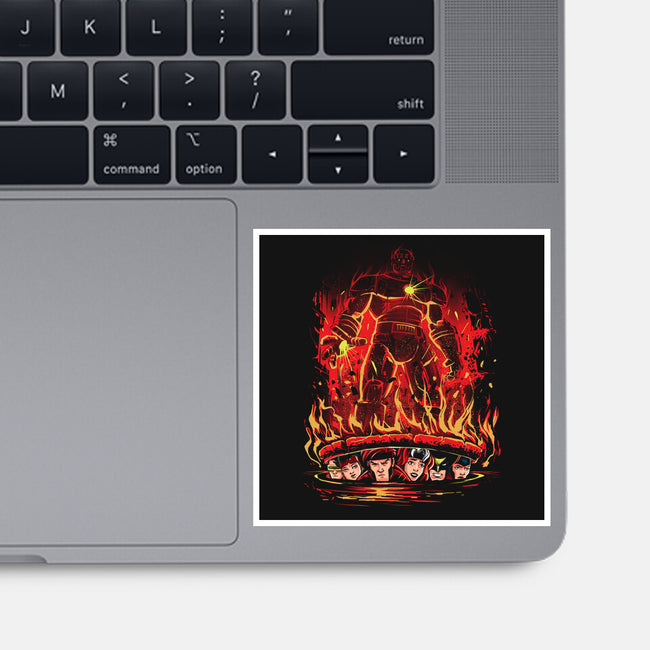 Under The Sentinel-None-Glossy-Sticker-zascanauta