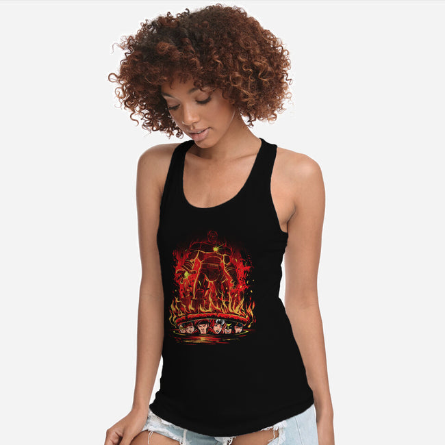 Under The Sentinel-Womens-Racerback-Tank-zascanauta