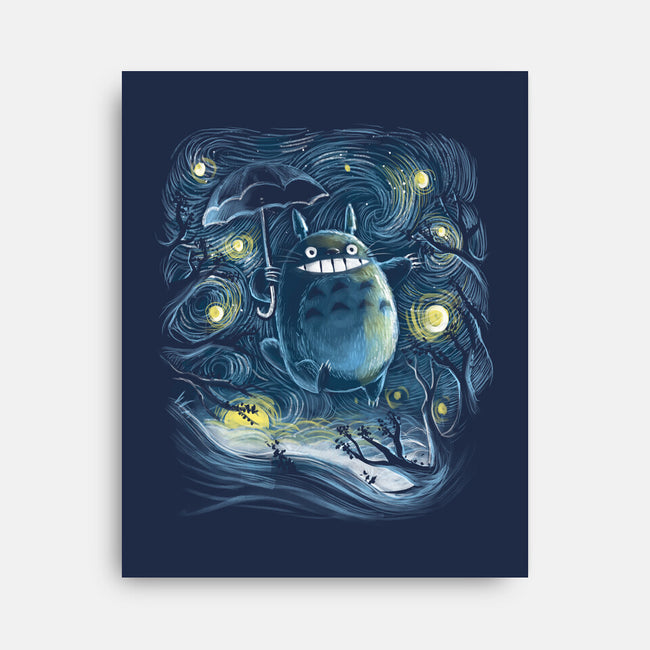 My Starry Neighbor-None-Stretched-Canvas-zascanauta