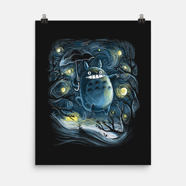 My Starry Neighbor-None-Matte-Poster-zascanauta