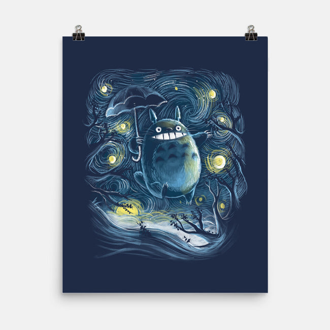 My Starry Neighbor-None-Matte-Poster-zascanauta