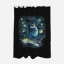 My Starry Neighbor-None-Polyester-Shower Curtain-zascanauta