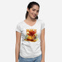 The Pirate King-Womens-V-Neck-Tee-hypertwenty