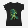 Shadow Of Latveria-Womens-V-Neck-Tee-hypertwenty