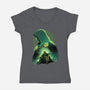 Shadow Of Latveria-Womens-V-Neck-Tee-hypertwenty